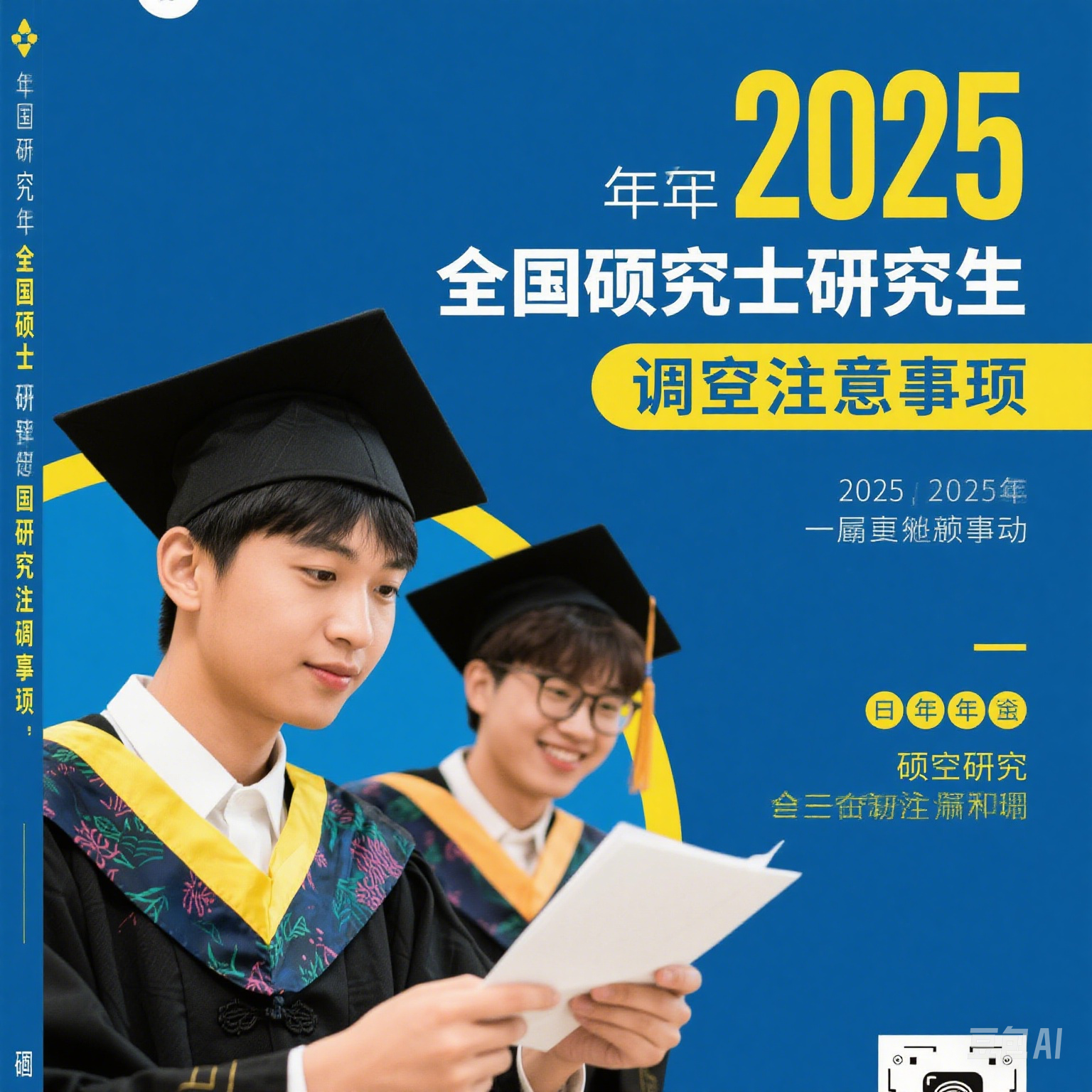 2025年全國(guó)碩士研究生調(diào)劑注意事項(xiàng)